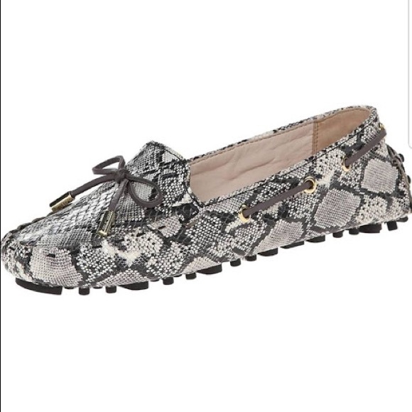 cole haan snakeskin loafers
